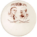 FDR AND CHURCHILL SEVEN PIECES OF ENGLISH "ROYAL WINTON" 1940s CHINA.