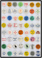 GROUP OF 56 ANTI-ROOSEVELT BUTTONS.