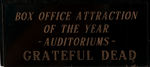 THE GRATEFUL DEAD "BILLBOARD'S INTERNATIONAL TALENT FORUM" AWARD.