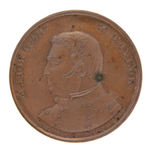 ZACHARY TAYLOR RARE COPPER RESTRIKE MEDAL C. 1860 LISTED AS DeWITT/SULLIVAN #1848-3.