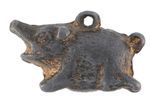 CLEVELAND PIG CHARM WITH INTERIOR HOLD TO LIGHT PHOTO OF BLAINE.