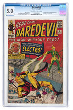 "DAREDEVIL" #2 JUNE 1964 CGC 5.0 VG/FINE.