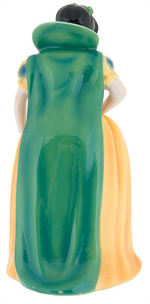 SNOW WHITE LARGE SIZE VARIETY EXCEPTIONAL CERAMIC FIGURINE BY ZACCAGNINI.