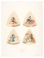 EXTENSIVE GROUP OF ORIGINAL ART DESIGNS FOR DISNEY FLOPPY HATS SERIES.