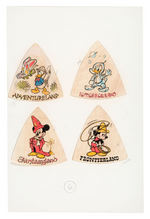 EXTENSIVE GROUP OF ORIGINAL ART DESIGNS FOR DISNEY FLOPPY HATS SERIES.