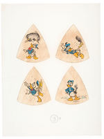 EXTENSIVE GROUP OF ORIGINAL ART DESIGNS FOR DISNEY FLOPPY HATS SERIES.