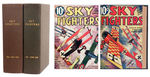 "SKY FIGHTERS" HARDCOVER BOUND COLLECTIONS LOT.