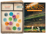 "SPORTS ILLUSTRATED" FIRST ISSUE MAGAZINE COMPLETE WITH BASEBALL CARDS FOLDOUT.