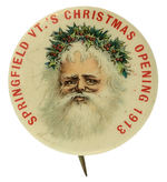 EARLY SANTA WITH FIRST SEEN INSCRIPTION FROM 1913.