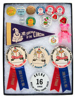 CIRCUS INSTANT COLLECTION OF 17 ITEMS 1950s-1984.