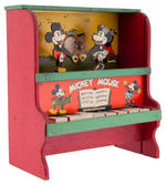 "MICKEY MOUSE PIANO WITH DANCING FIGURES" BOXED TOY.