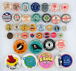 RADIO CLUB EXTENSIVE 38 BUTTON COLLECTION.