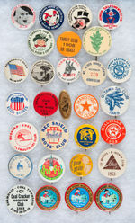 CLUB BUTTONS FROM MANY DIFFERENT ISSUERS COLLECTION OF 29 PIECES.