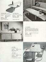 "KNOLL ASSOCIATES, INC." 1950's DESIGNER FURNITURE CATALOG AND BROCHURE.