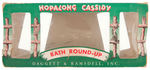 "HOPALONG CASSIDY BATH ROUND-UP" BOXED BATH SET.