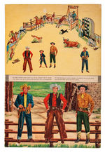 "HOPALONG CASSIDY" PUNCH-OUT BOOK.