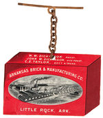 "ARKANSAS BRICK & MANUFACTURING CO" FIGURAL CELLULOID.