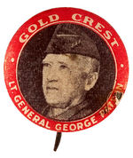 "LT. GENERAL GEORGE PATTON" FROM "GOLD CREST" ENGLISH BUTTON SET.