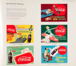 “COCA-COLA” WALL MURAL AD DESIGNS LARGE PROMO BOOK.