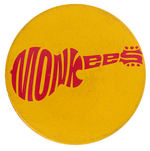 MONKEES SET OF SIX VENDING MACHINE BUTTONS PLUS OFFICIAL FAN CLUB BUTTON.