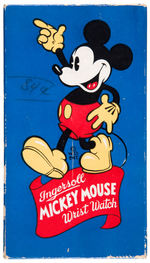 “INGERSOLL MICKEY MOUSE WRIST WATCH” BOXED VERSION FROM FALL 1937.