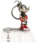 MICKEY MOUSE IMPRESSIVE & RARE ENGLISH CAR MASCOT HOOD ORNAMENT.