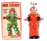 "MOON EXPLORER" BOXED WINDUP TOY.