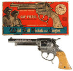 “WILD BILL HICKOK AND JINGLES” BOXED CAP PISTOL.