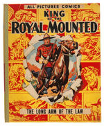 ALL PICTURES COMICS "KING OF THE ROYAL MOUNTED - THE LONG ARM OF THE LAW" FILE COPY BLB.