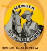 “ROY ROGERS RIDERS CLUB CHARTER” EXTENSIVE MOVIE EXHIBITOR PROMO KIT.