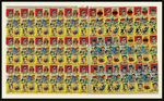 BATMAN FLICKER/FLASHER PICTURE UNCUT SHEET/PROOF SHEET.