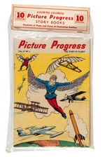 "PICTURE PROGRESS" STORE BAGGED COMIC BOOKS.