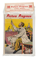 "PICTURE PROGRESS" STORE BAGGED COMIC BOOKS.