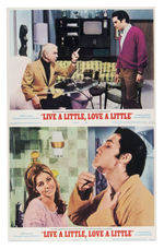 ELVIS PRESLEY "LIVE A LITTLE, LOVE A LITTLE" LOBBY CARD SET.