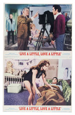 ELVIS PRESLEY "LIVE A LITTLE, LOVE A LITTLE" LOBBY CARD SET.