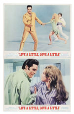 ELVIS PRESLEY "LIVE A LITTLE, LOVE A LITTLE" LOBBY CARD SET.