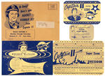 REGIONAL TV STATION "CAPTAIN 11 ROCKET RANGER” CLUB PREMIUM LOT.