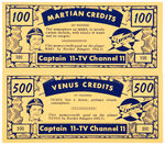 REGIONAL TV STATION "CAPTAIN 11 ROCKET RANGER” CLUB PREMIUM LOT.