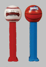 SPORT TEAMS TEST PEZ DISPENSERS.