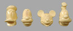 DISNEY CHARACTER HEAD SCULPTS FOR PEZ DISPENSERS.