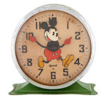 MICKEY MOUSE WIND-UP INGERSOLL ALARM CLOCK.