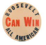 TR 1916 SCARCE SLOGAN BUTTON.