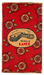 "THE HOUSE OF LANCE" CRACKER BOX AND STORE DISPLAY JAR.