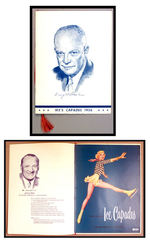 EISENHOWER "IKE'S CAPADES 1956" FUNDRAISER PROGRAM.