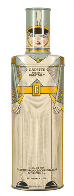 "CADETTE BABY TALC" TIN WITH TOY SOLDIER DESIGN.