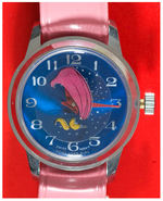 “ANIMATED CARTOON CHARACTER WATCHES” DISPLAY INCLUDING ARCHIE, WOODY WOODPECKER, PETER PAN.