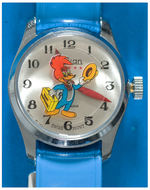 “ANIMATED CARTOON CHARACTER WATCHES” DISPLAY INCLUDING ARCHIE, WOODY WOODPECKER, PETER PAN.