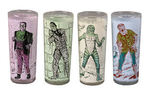 UNIVERSAL MONSTERS GLASS SET.