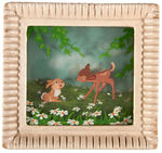 "BAMBI AND THUMPER" MULTIPLANE PAINTING.