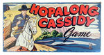 "HOPALONG CASSIDY GAME" BY MILTON BRADLEY.